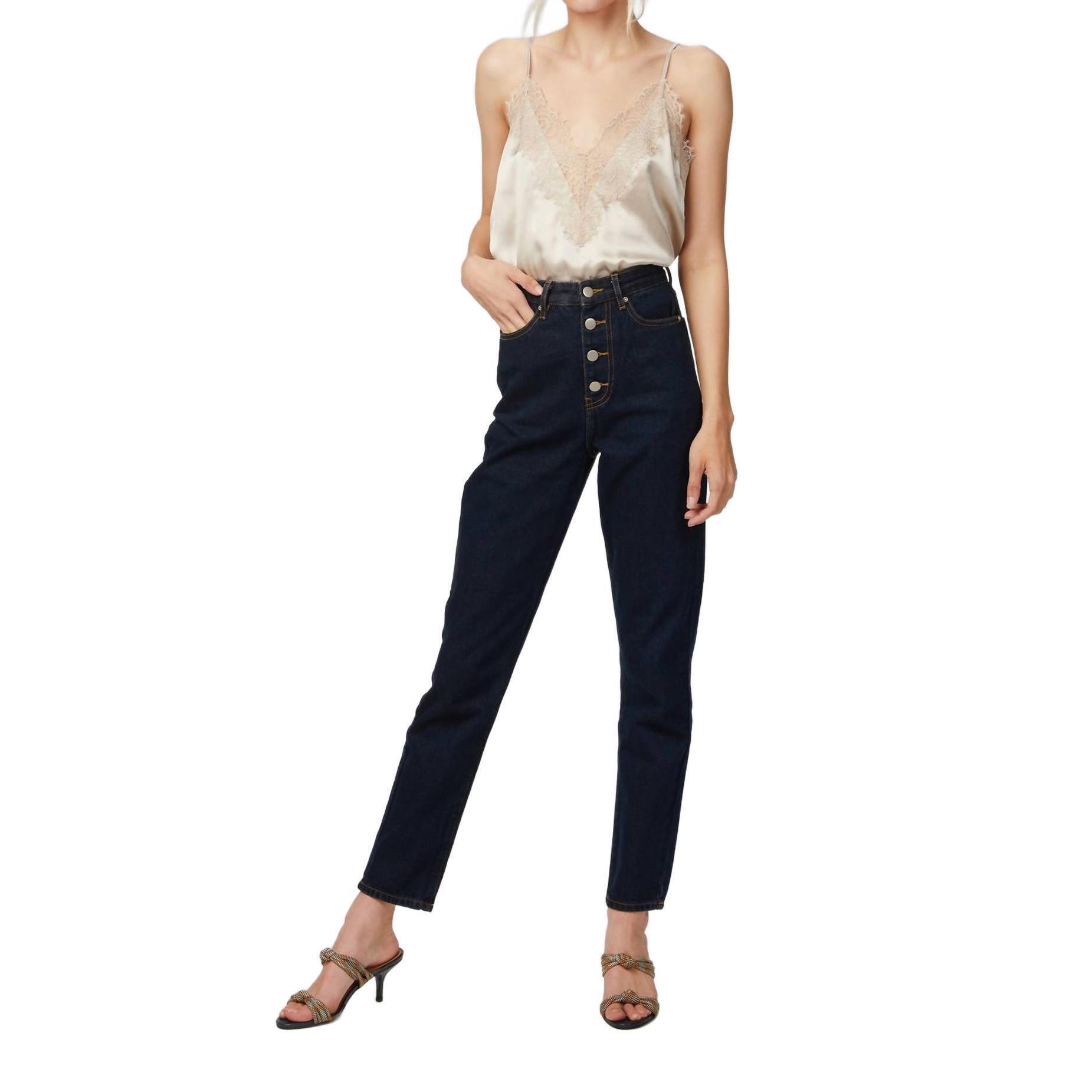 New Georgia Alice Straight Leg Denim In Indigo